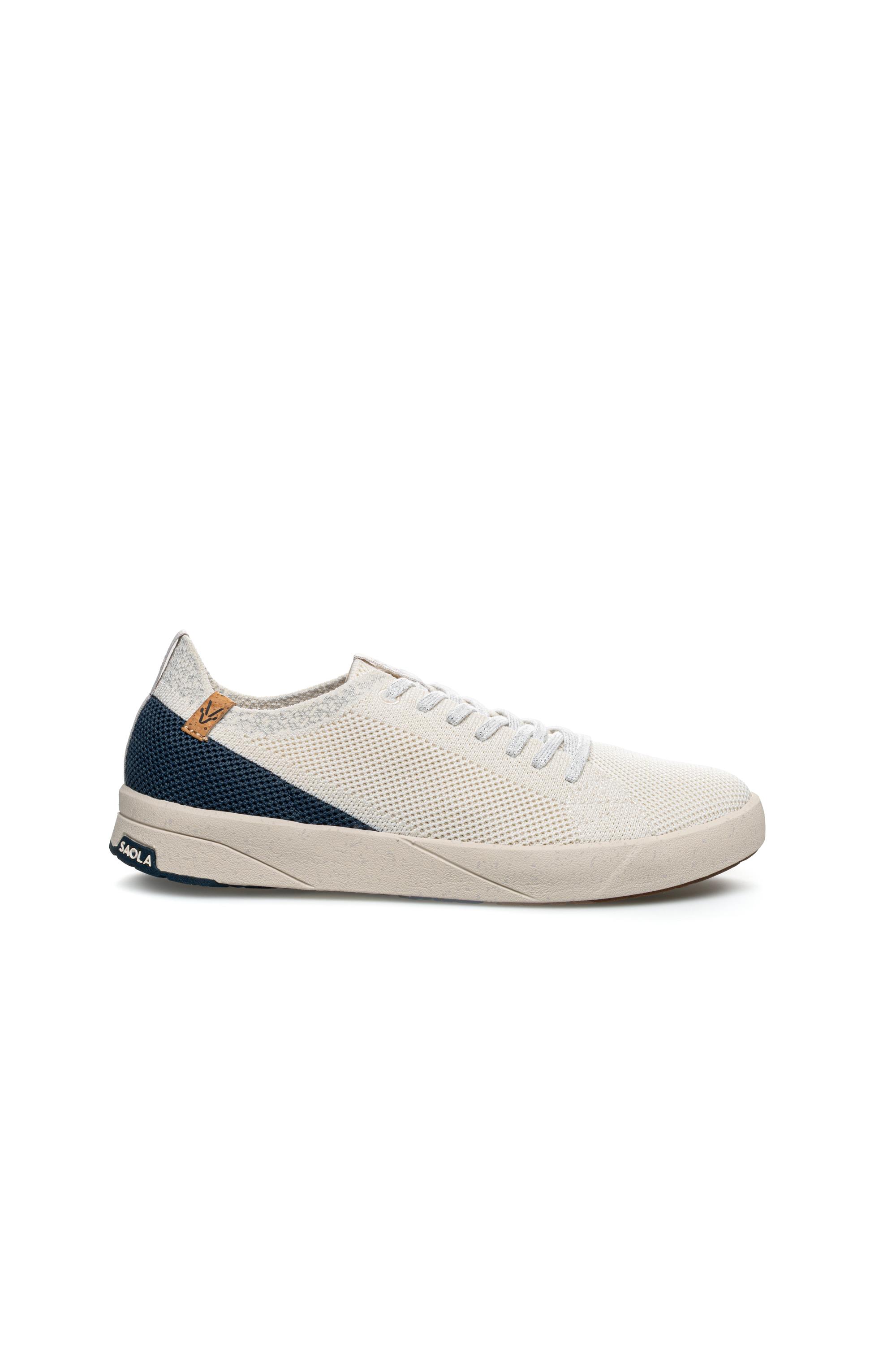 SAOLA  Sneakers Voor Dames Cannon Knit 2.0 Wit Marineblauw