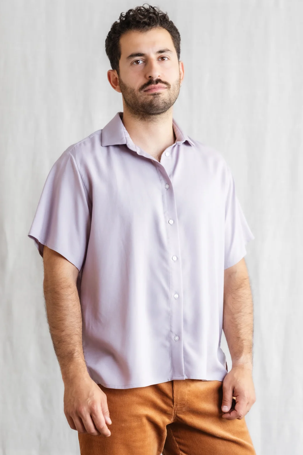 Jyoti - Fair Works mannen vegan Shirt NEHAni Lilac