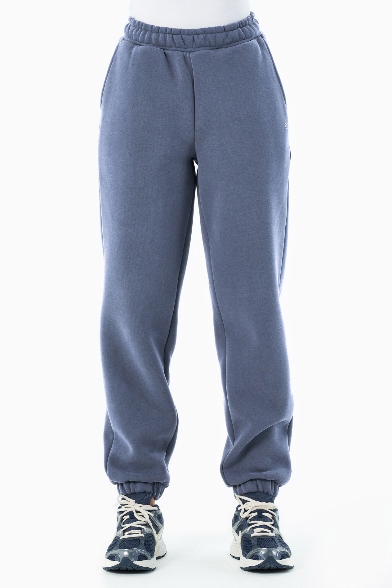 ORGANICATION mannen vegan Joggingbroek Parkerr Zacht Indigo