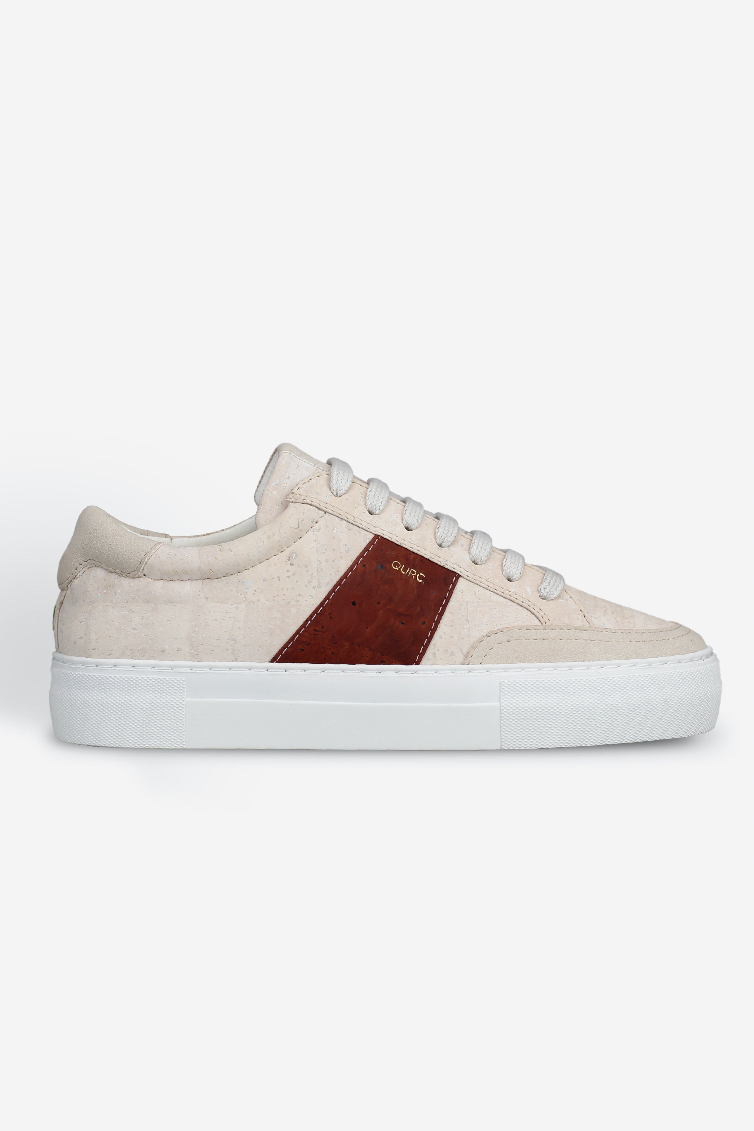 QURC mannen vegan Sneakers Fragment Low Mw Brick