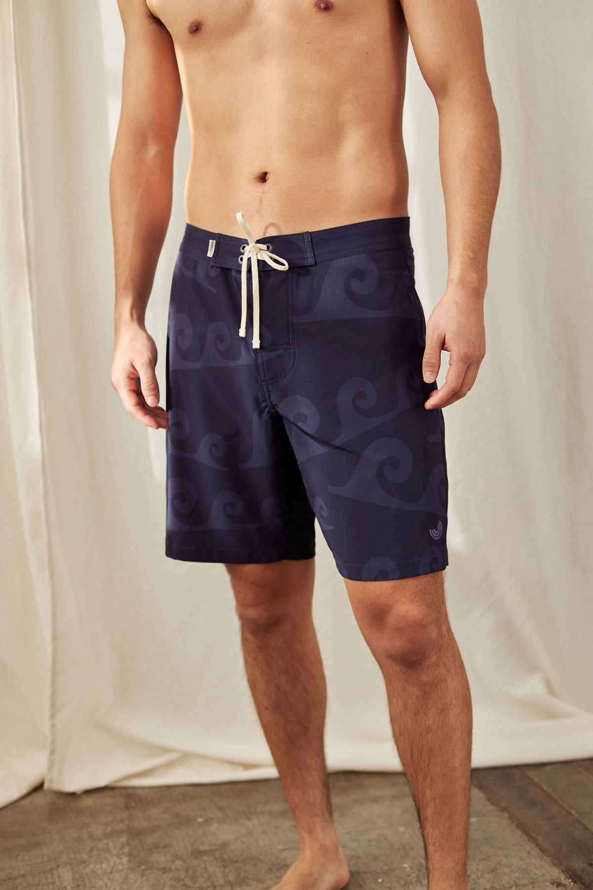 TWOTHIRDS mannen vegan Korte Broek Signal Ocean Blue