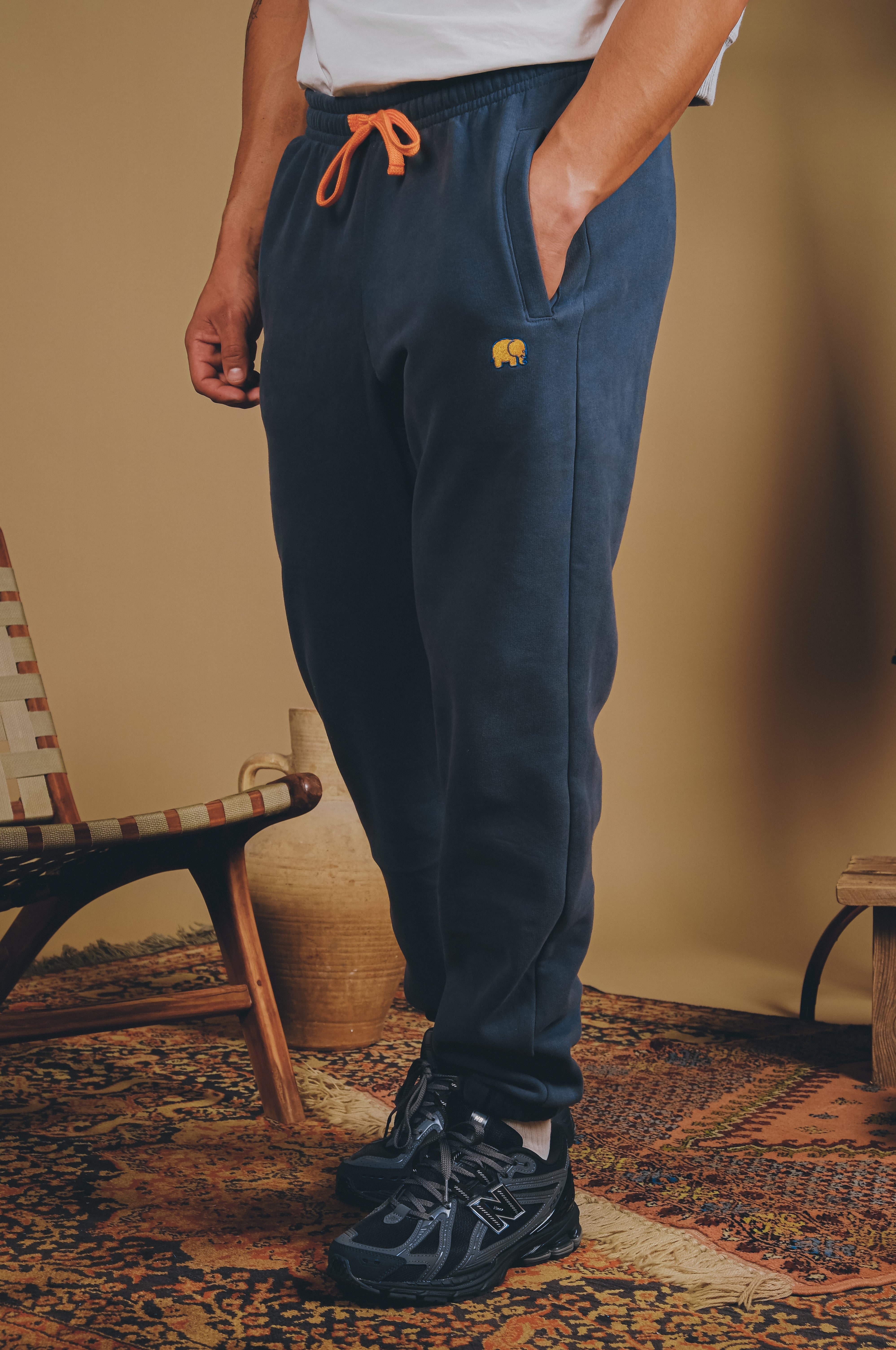 Trendsplant mannen vegan Joggingbroek Essential Blue