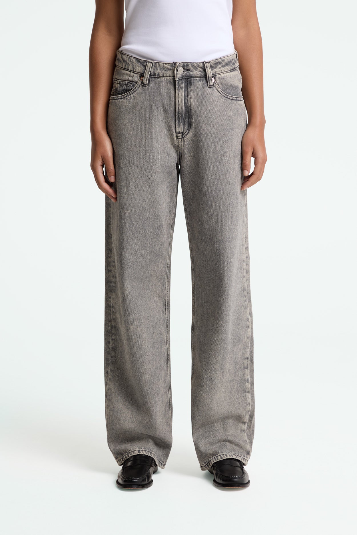 Kings of Indigo  Jeans Joan Wells Grijs Midden Marmer