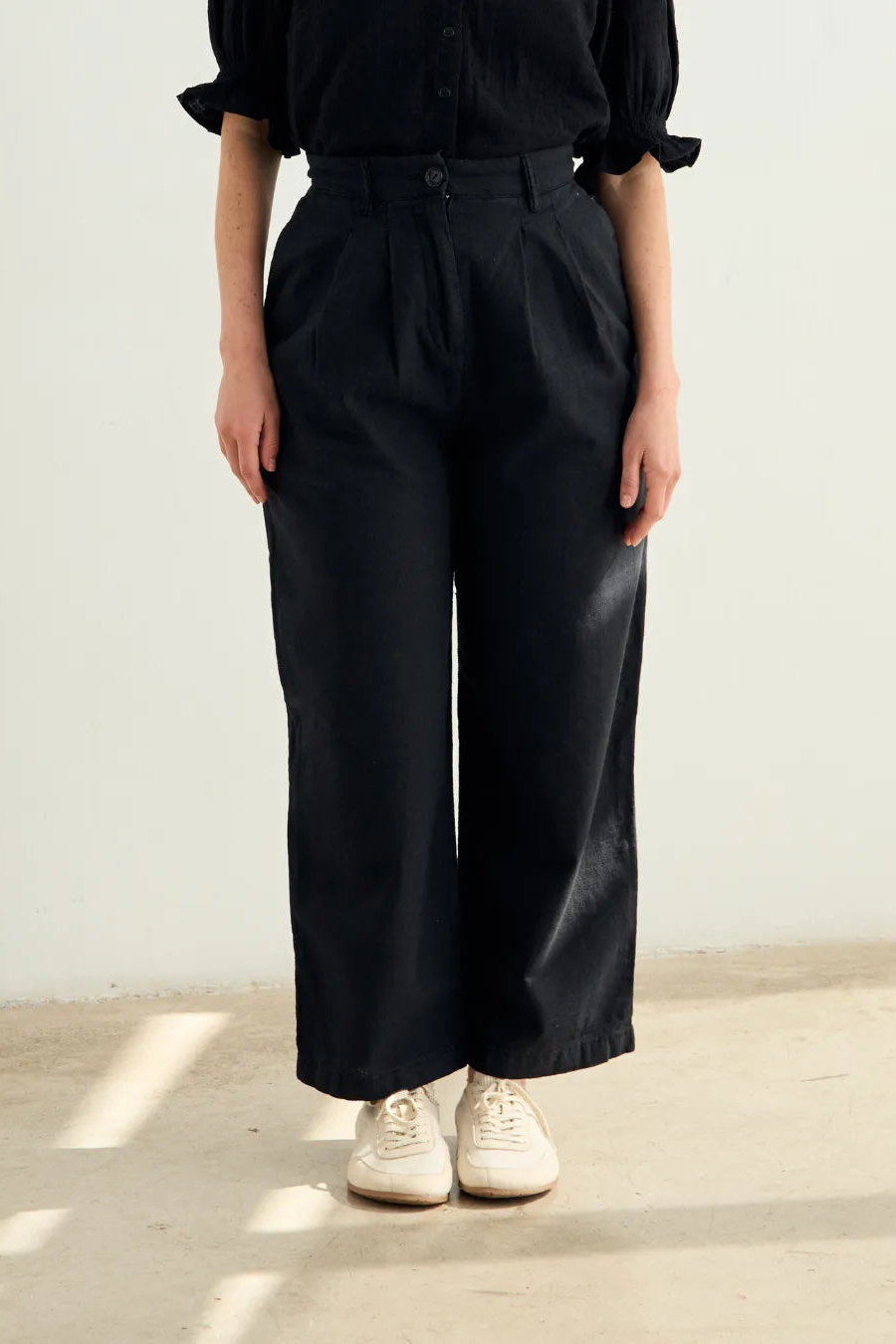 Clotsy  Broek Leire Zwart