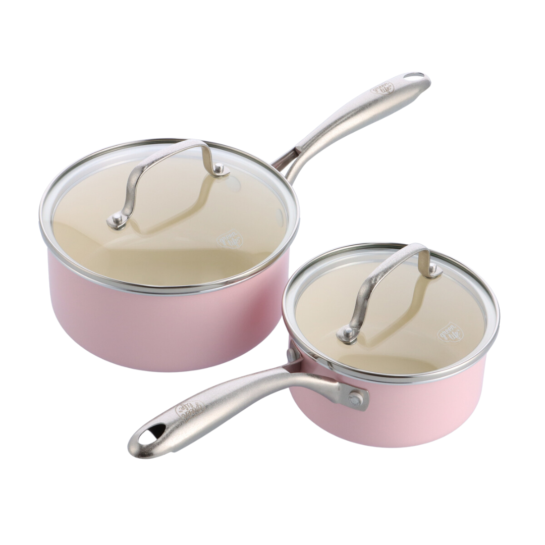 Artisan Roze Pannenset - 4 Delig