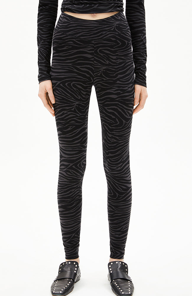 Faribaa zebraraa legging zwart
