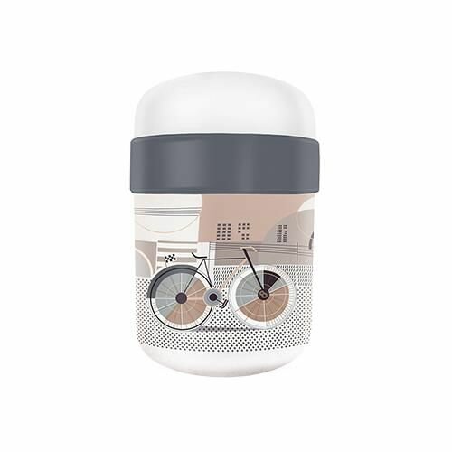 BioLoco plant Lunchpot met fiets print, muesli beker van PLA