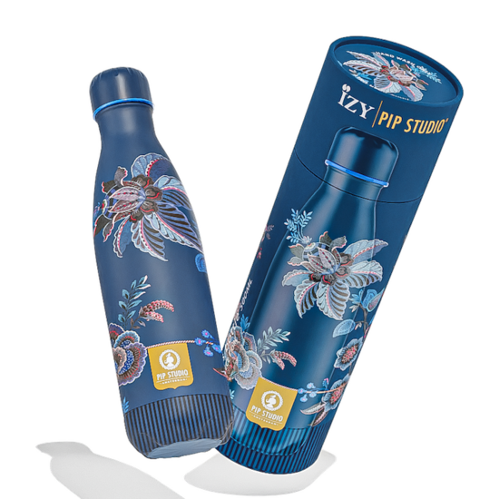 IZY Bottles RVS dubbelwandige drinkfles 500ml - PIP Studio CeCe Fiore