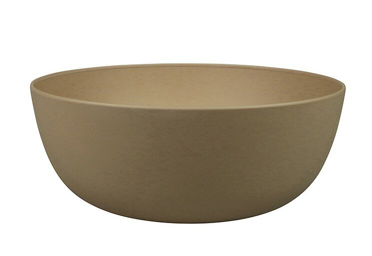 Zuperzozial C-PLA Boost Bowl 2000ml Toffee Brown, extra grote kom