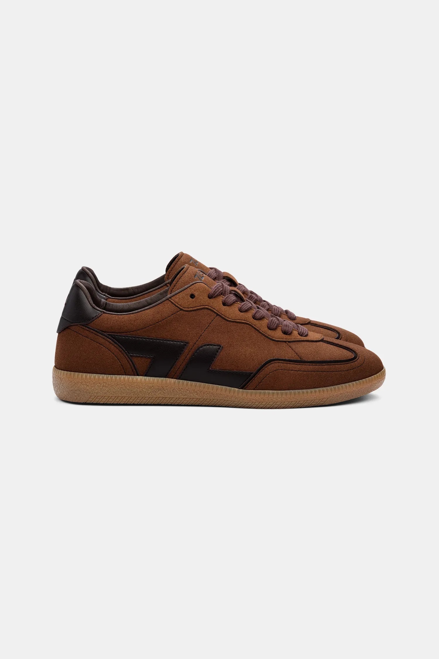 ZÃ¨ta mannen vegan Sneakers Delta Nuts Bruin