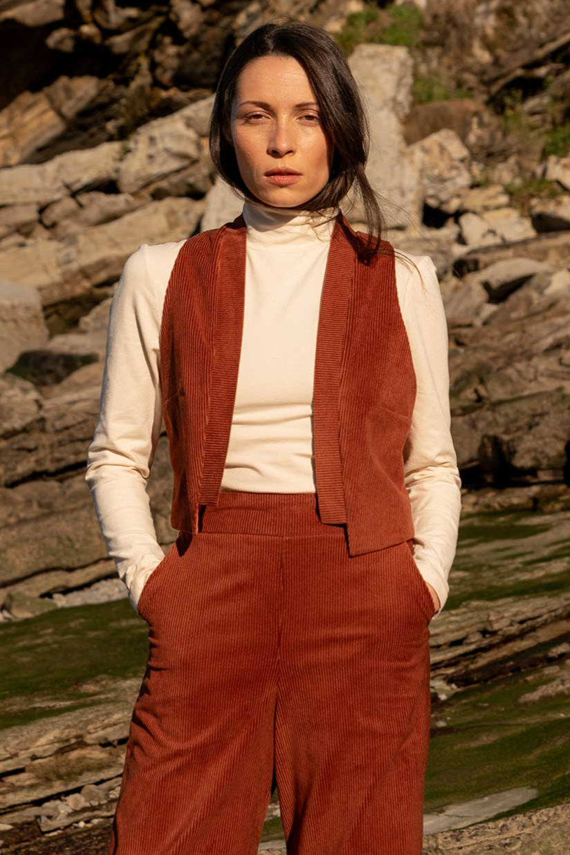 Widda  Gilet Spencer Caramel Terra
