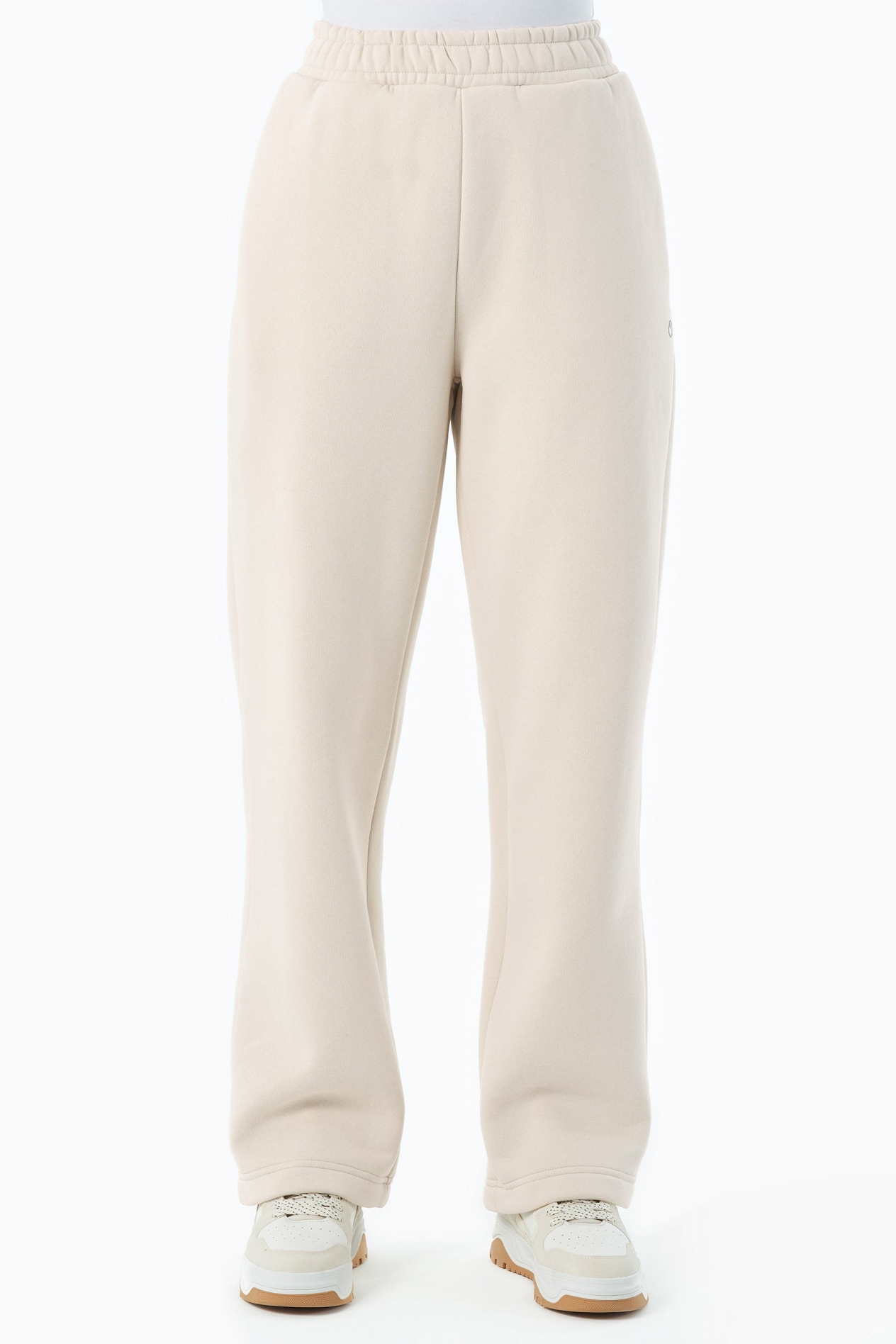ORGANICATION mannen vegan Joggingbroek Pollen Off White