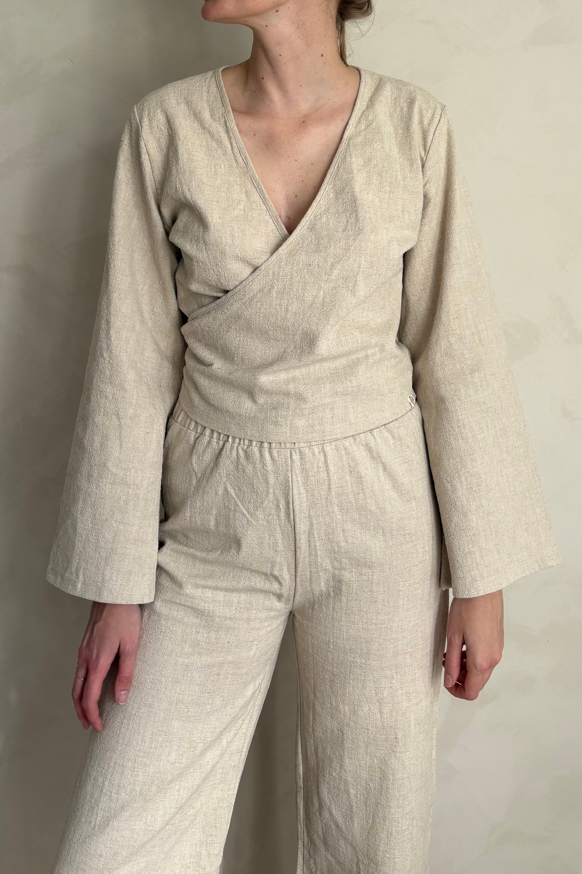 The View Yoga Dames Top Beige