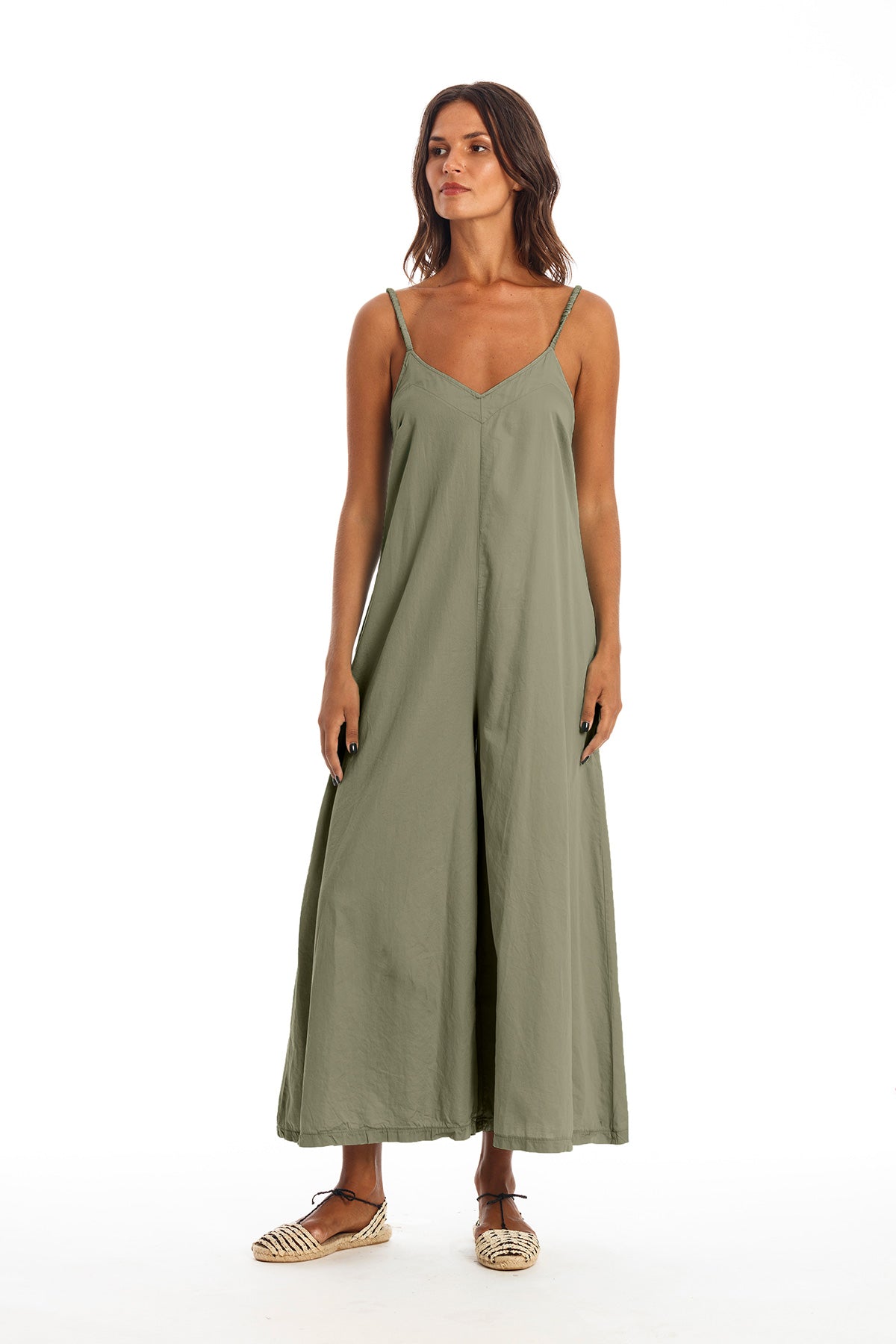 RAVENS VIEW IBIZA  Jumpsuit Chiara Kaki Groen