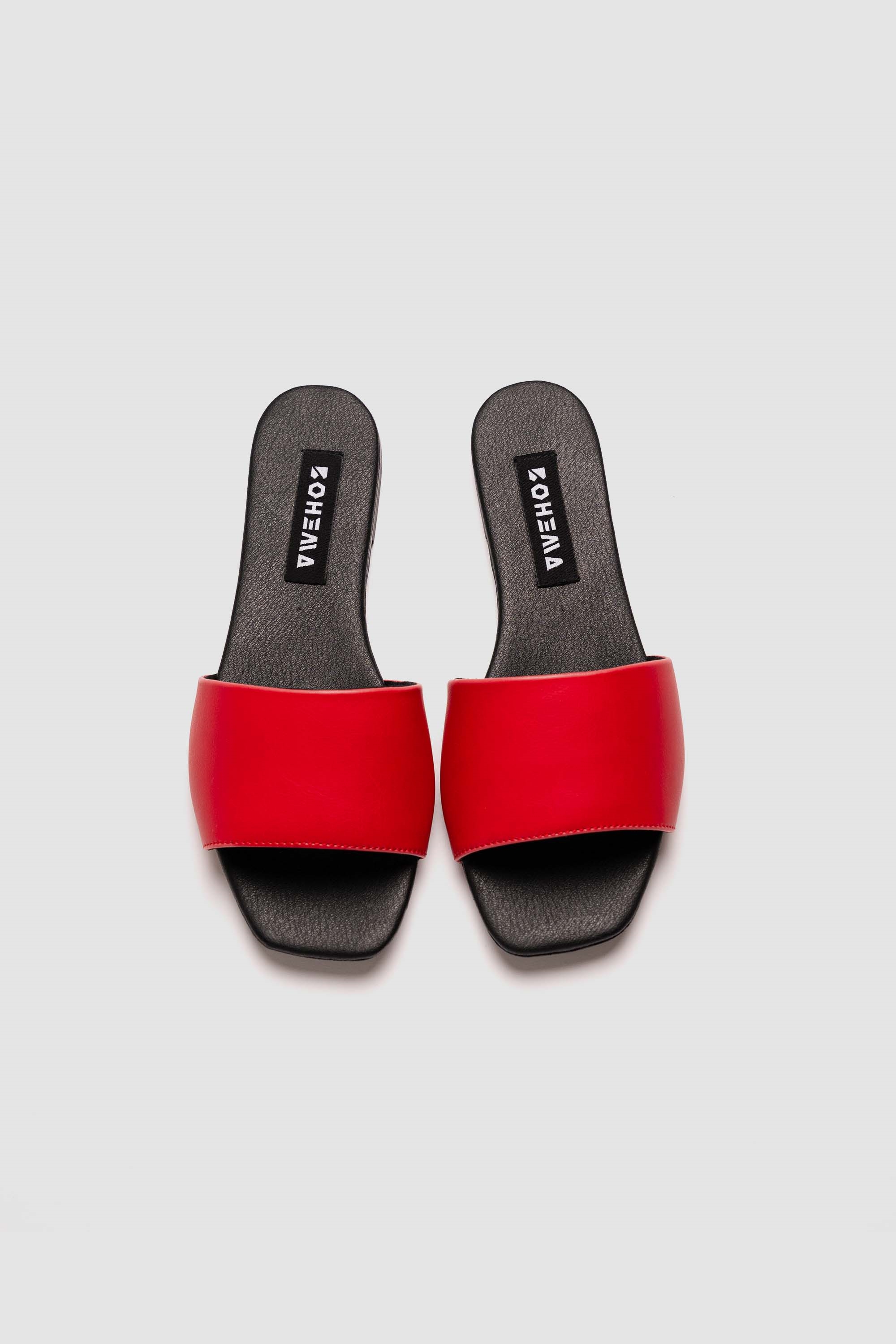 BOHEMA  Slippers Zacht Rood
