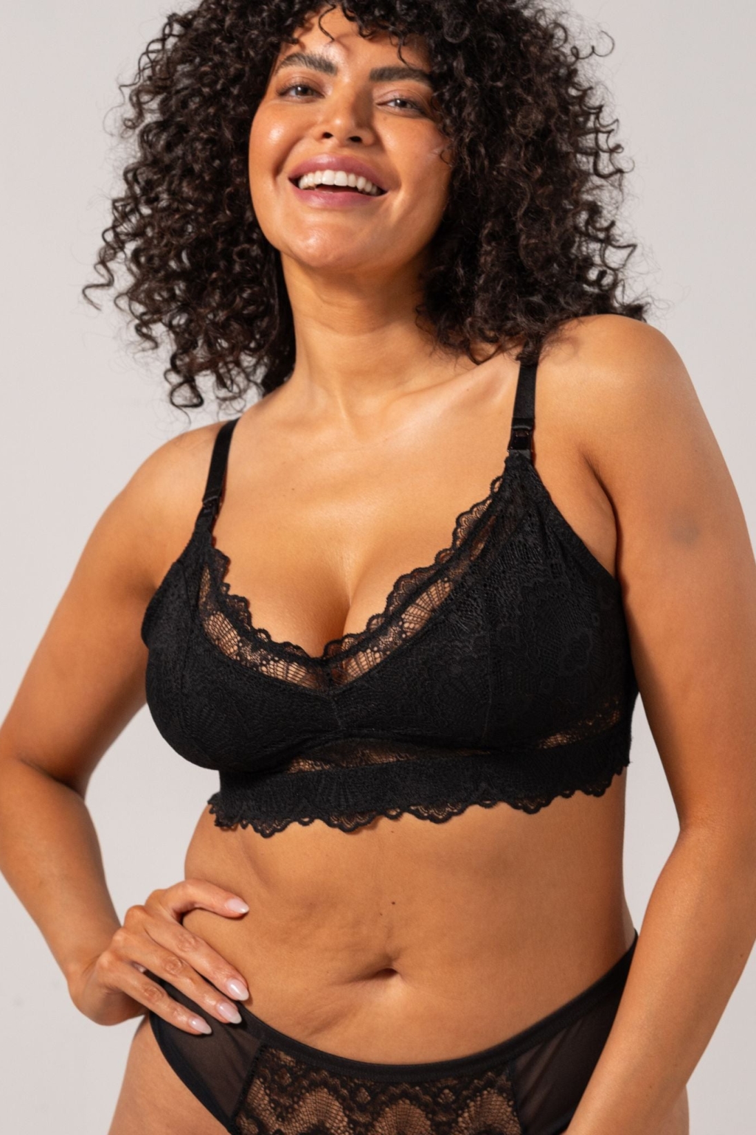 Understatement  Voedingsbralette Zwart