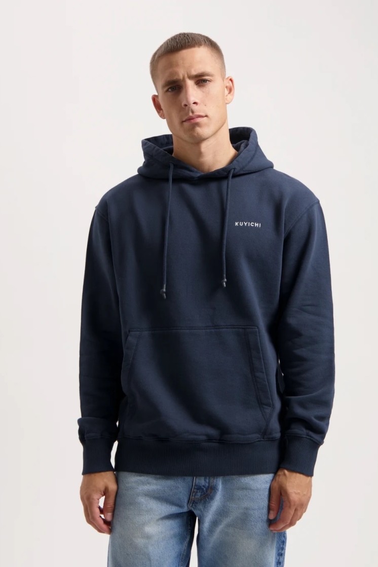 Kuyichi Bjorn Hoodie - Extra Donkerblauw