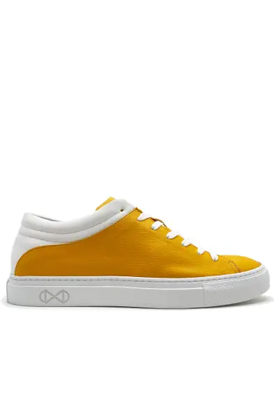 nat-2 mannen vegan Sneakers Sleek Low Fruit Oranje Sun