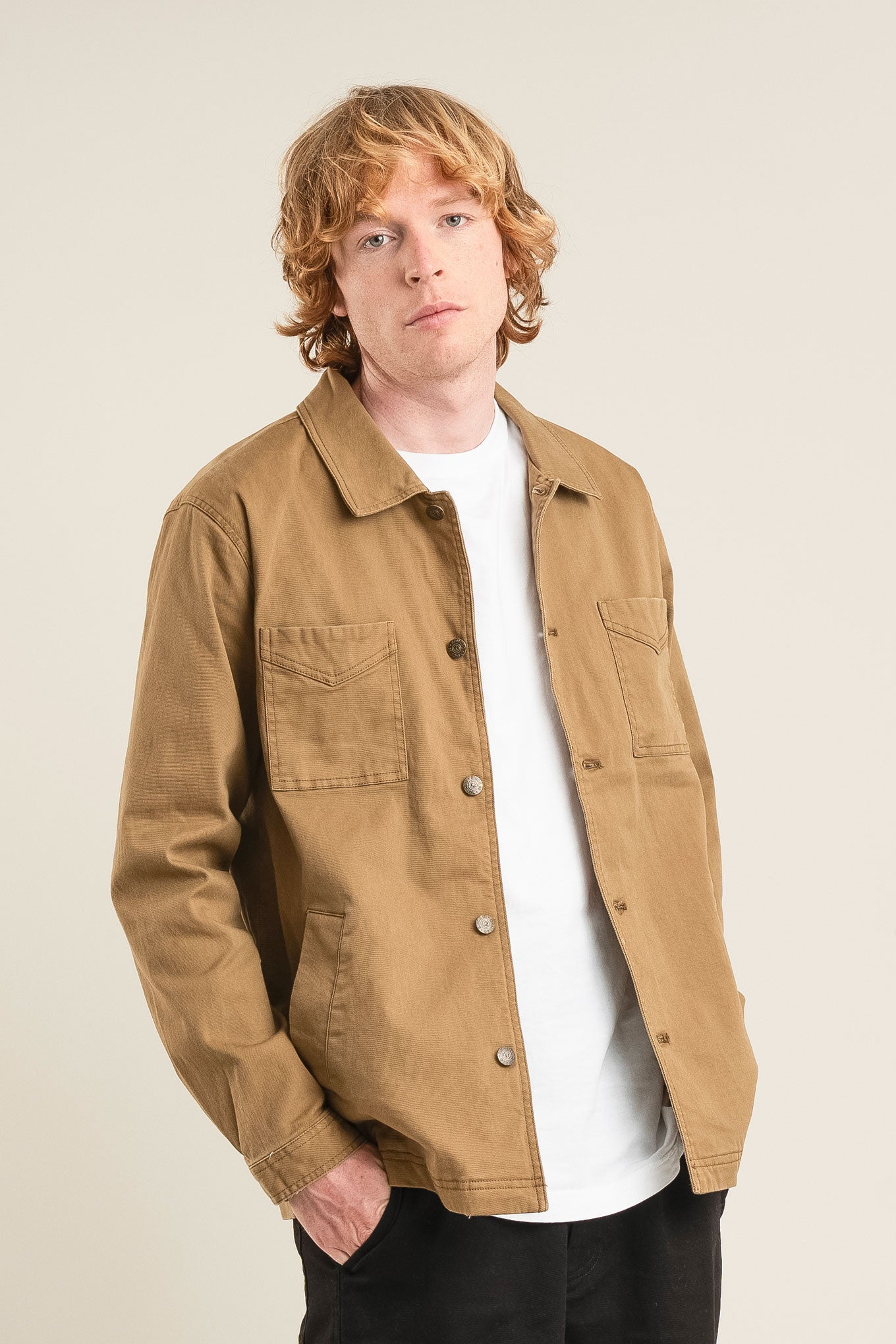 KOMODO mannen vegan Jas Stanley Olive