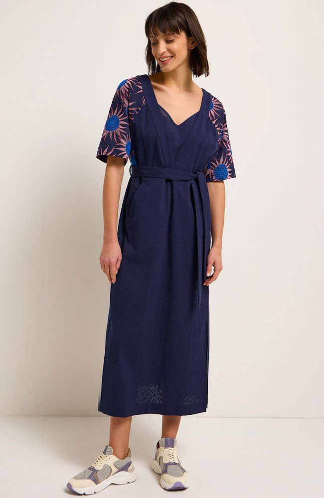 Lanius  Midi Jurk Blauw
