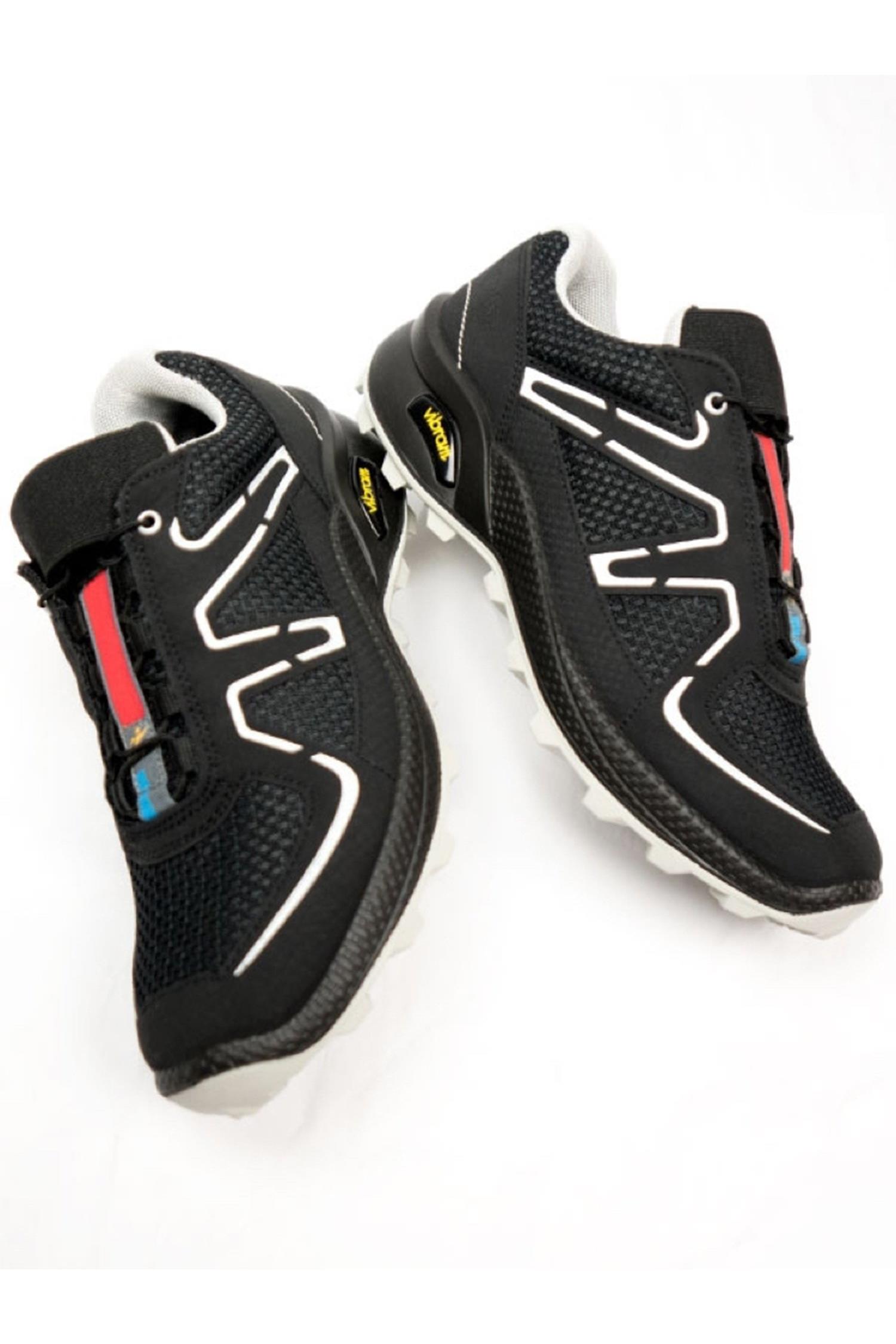 Will's Vegan Store mannen vegan Cross Running Sneakers Wvsport Oakes Zwart