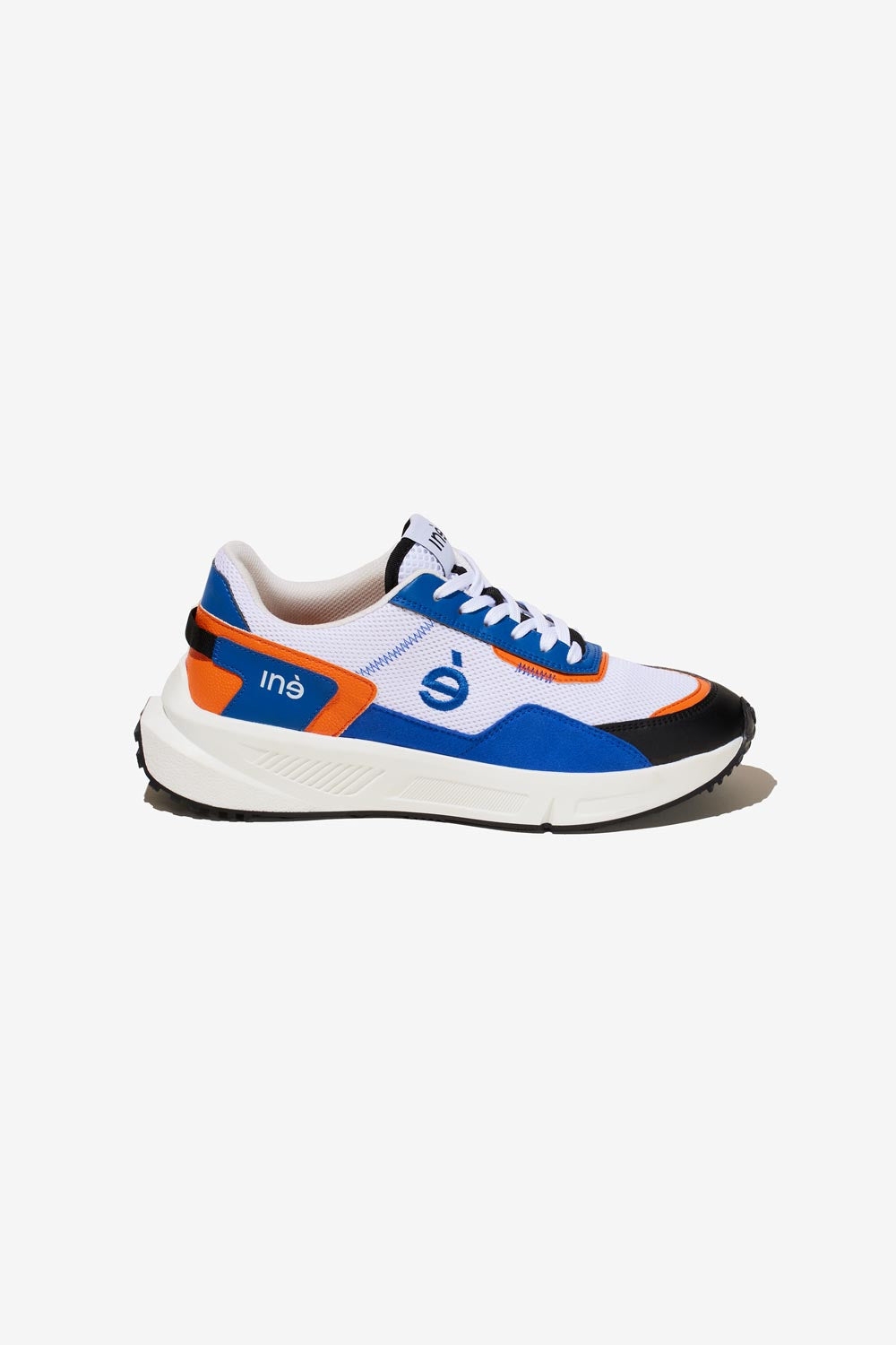 InÃ© mannen vegan Sneakers Vibes Oranje & Blauw