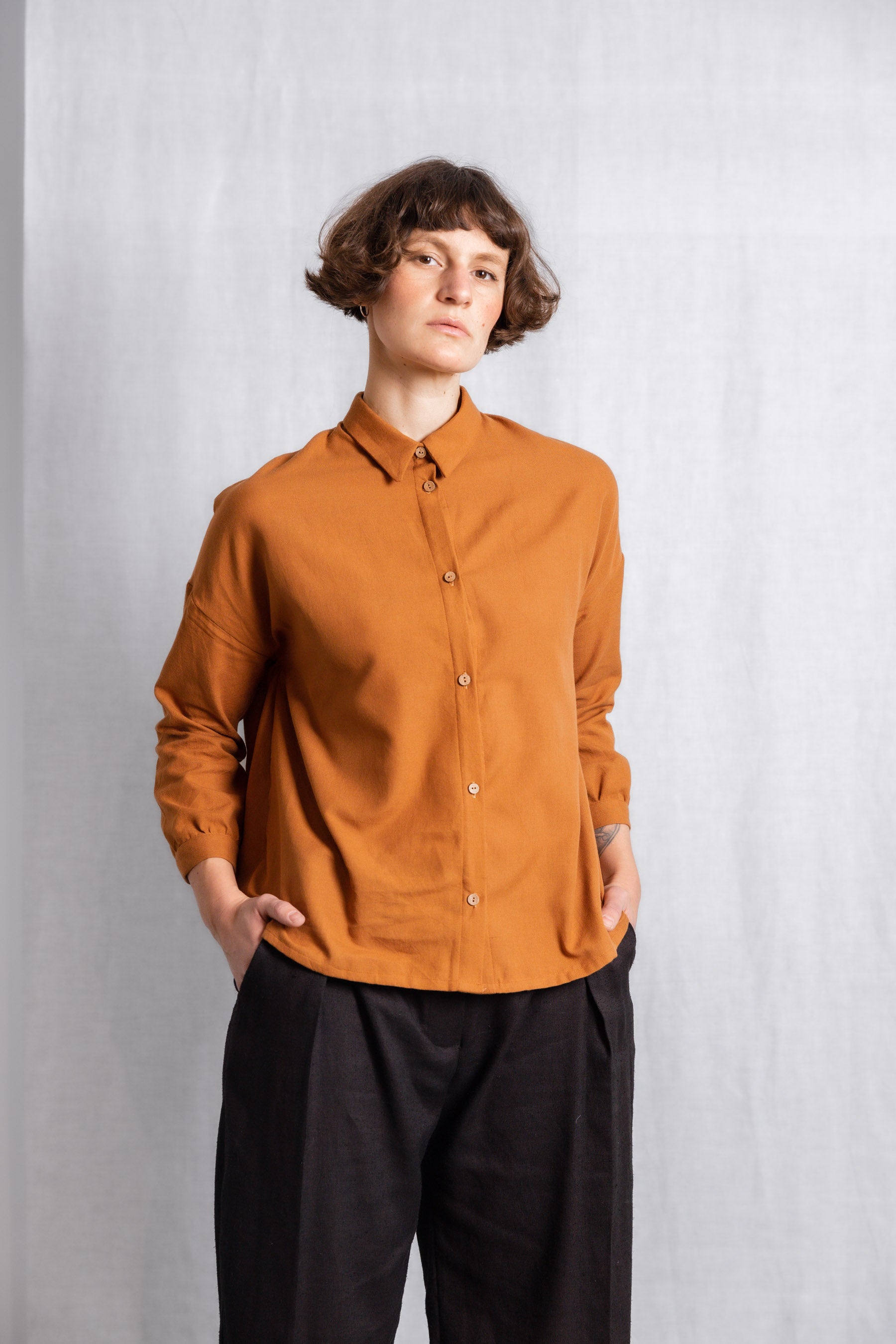 Jyoti - Fair Works  Blouse Mayank Hazelnoot