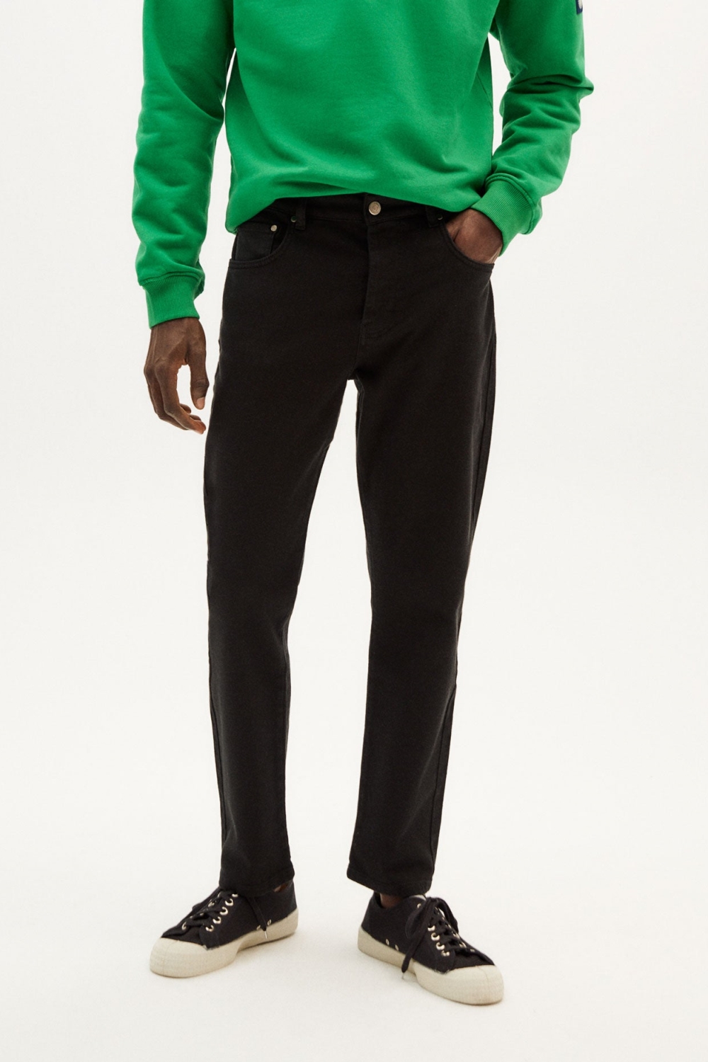 Thinking MU mannen vegan Broek 5 Zakken Zwart