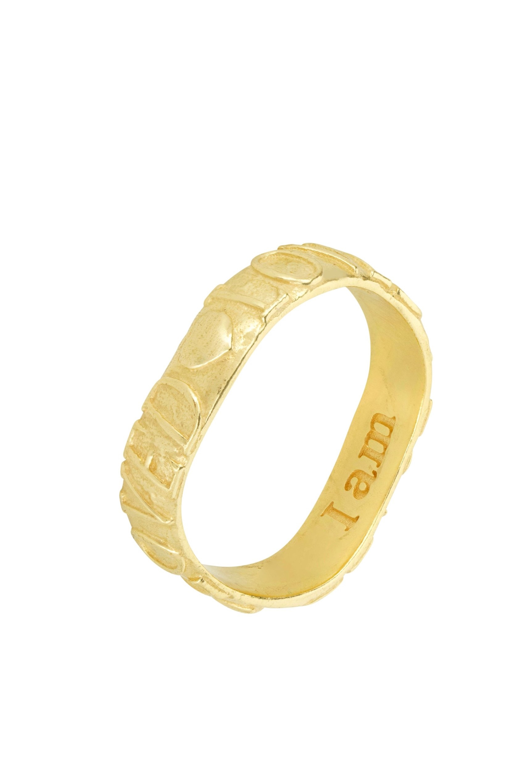 Loft and Daughter  Stapelring Loved Affirmation Goud