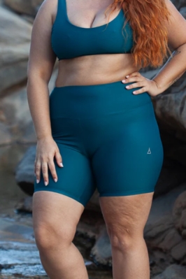Inaska  Shorts High Waist Chill Petrol