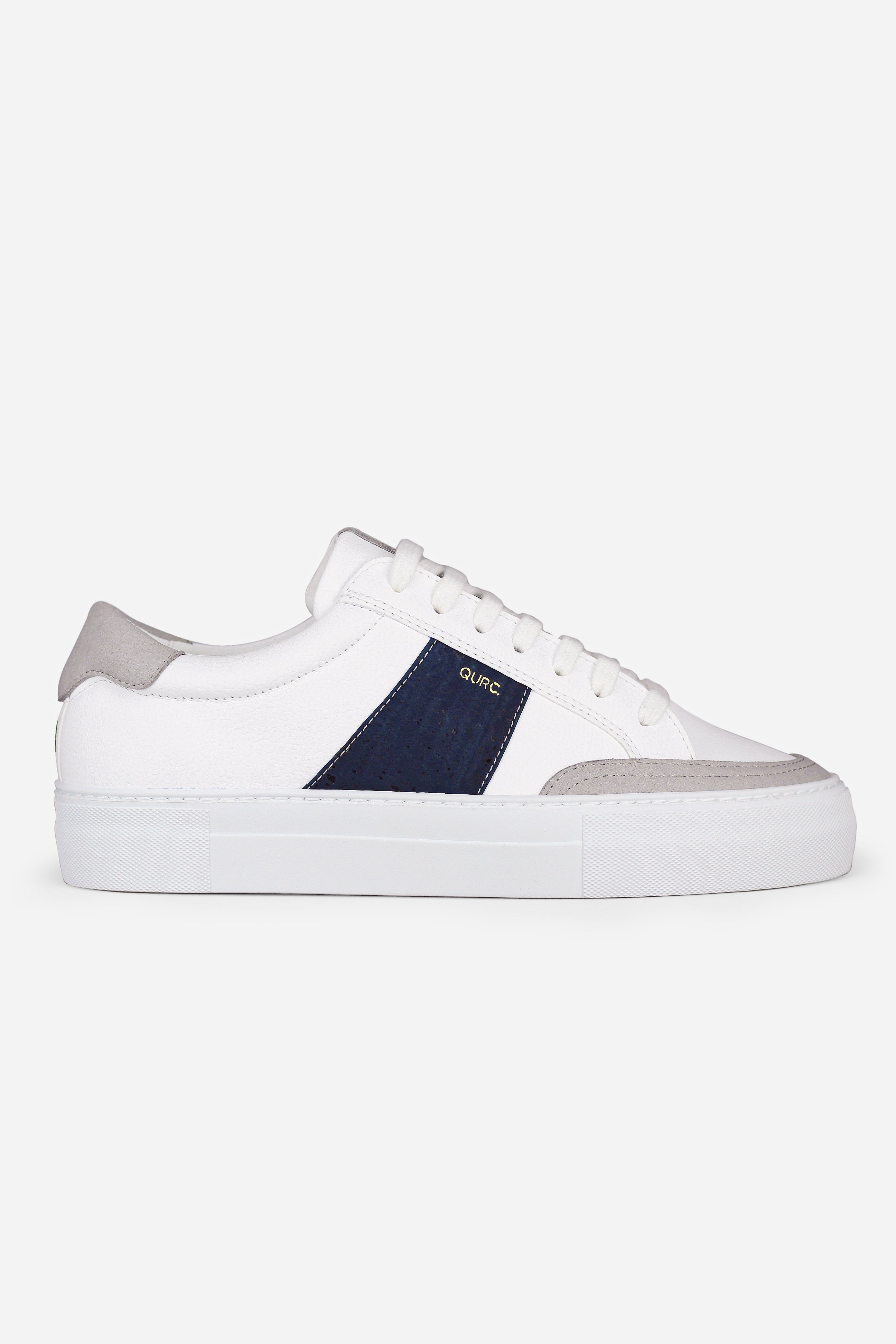 QURC mannen vegan Sneakers Fragment Low Grape Marinha Wit