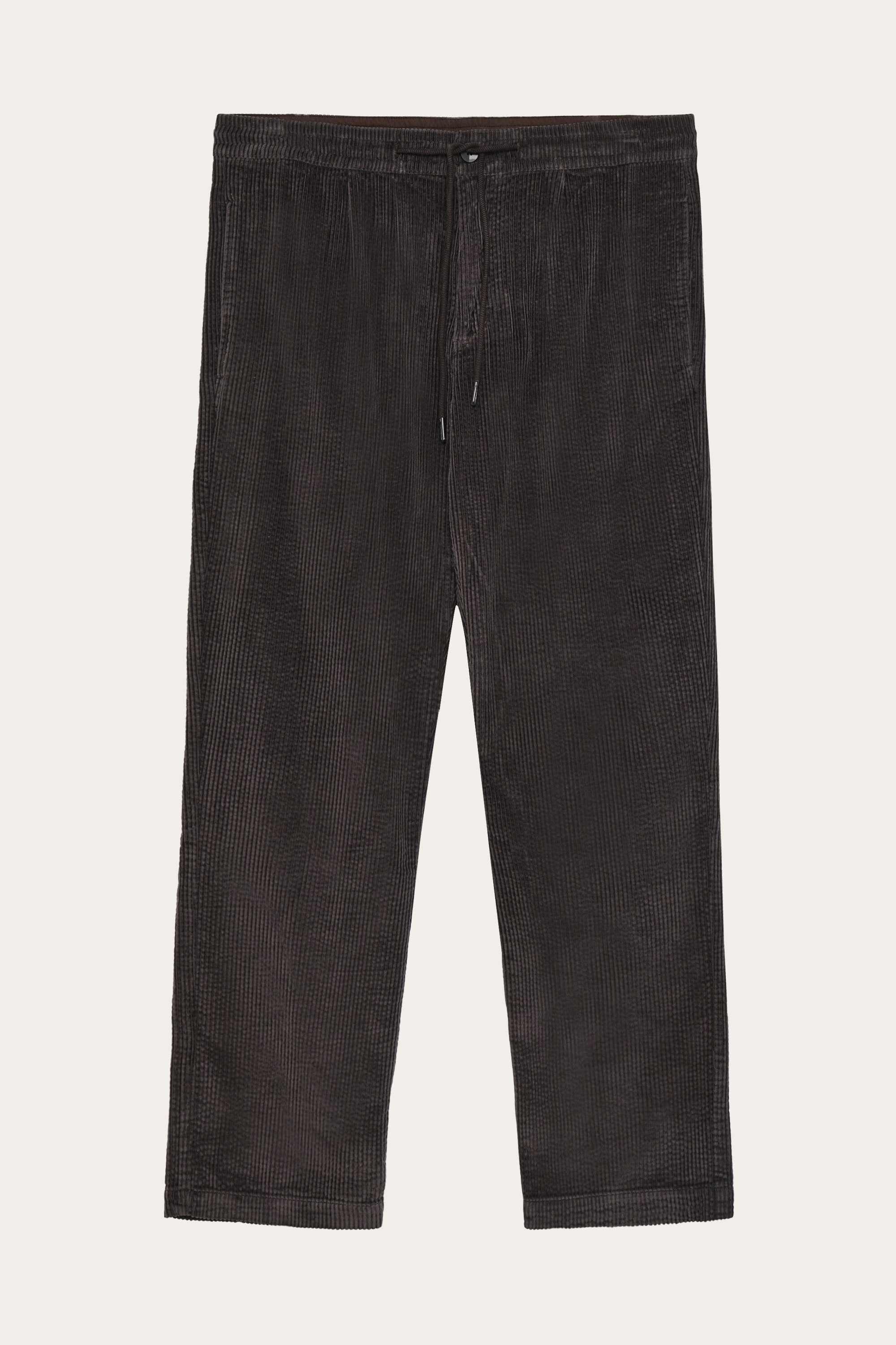 KnowledgeCotton Apparel mannen vegan Broek Corduroy Vijgen Comfort Chocoladetaart