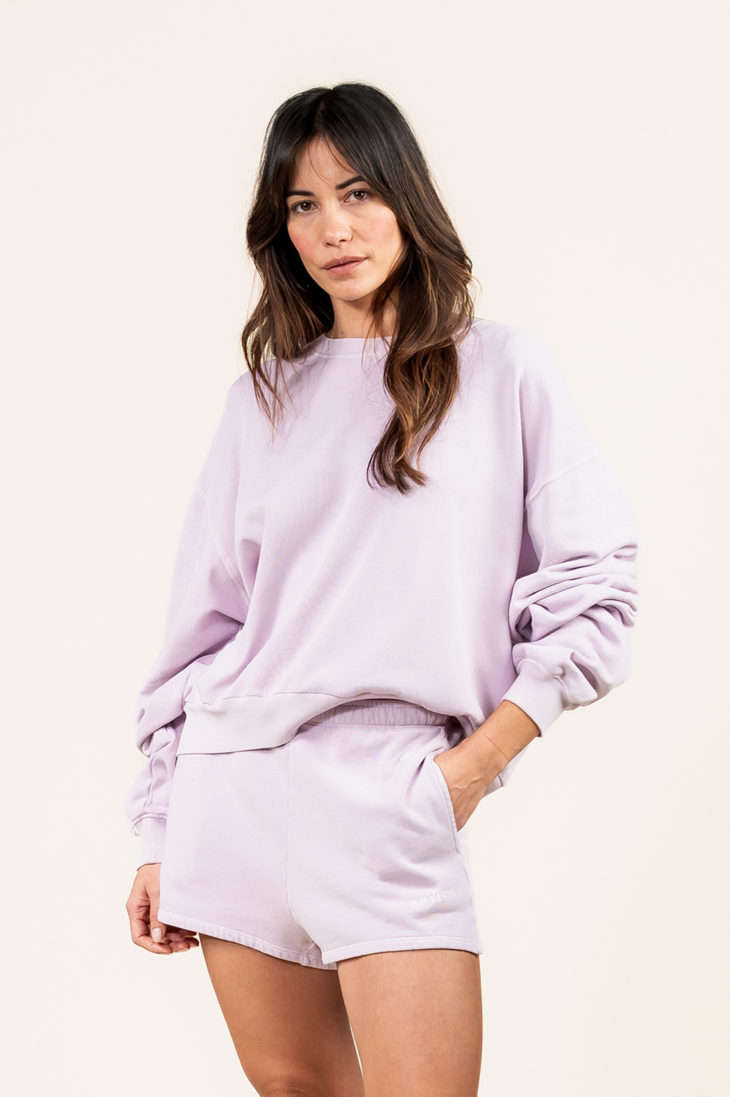 Kuyichi  Sweatshirt In Klaproosroze
