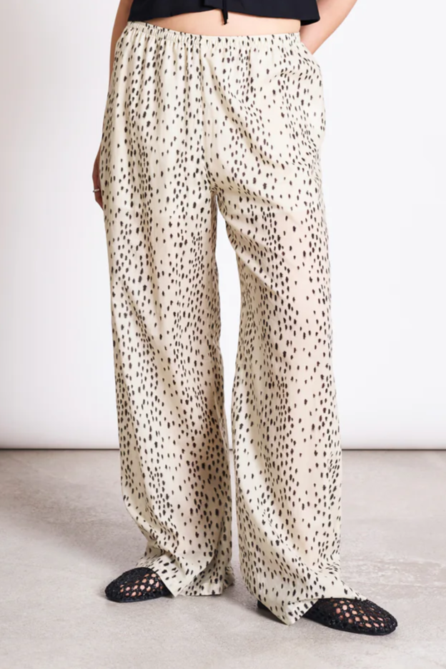 JAN 'N JUNE  Broek Wijd Origan DalmatiÃ«r Stippen