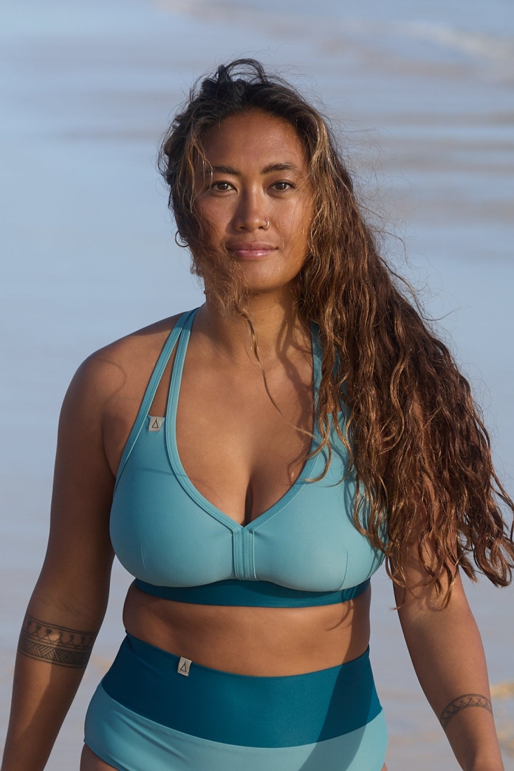 Inaska  Bikini Top Sport Wild Ice Blue Petrol