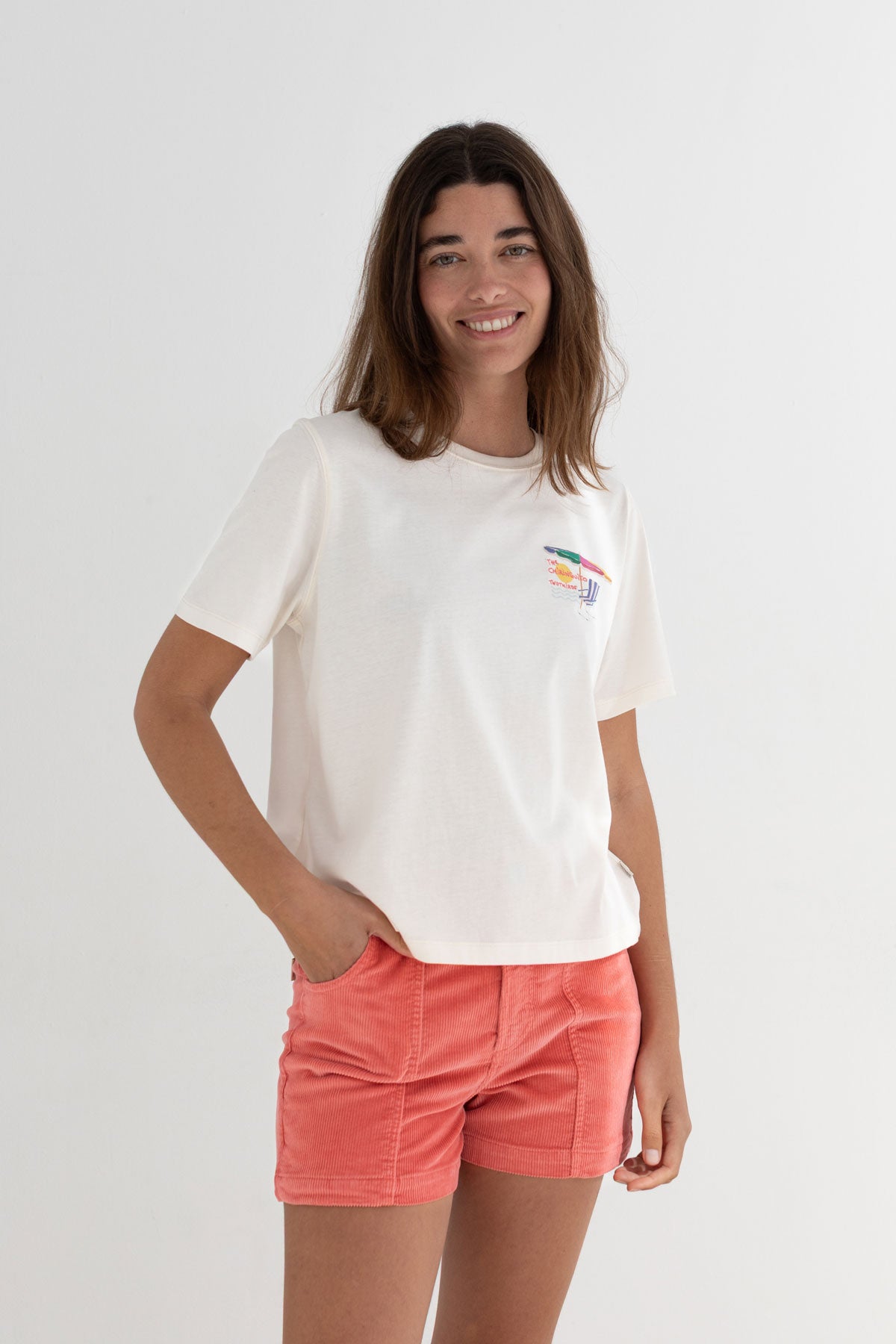 TWOTHIRDS  T-Shirt Alcudia Off White
