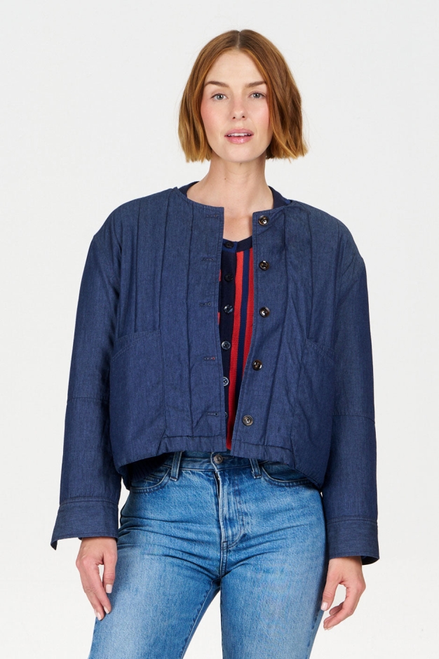 KOMODO  Jas Lottie Midwash Blauw