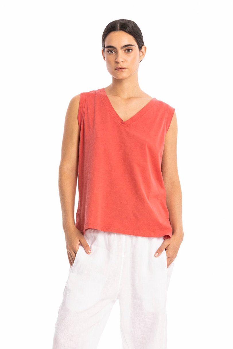 RAVENS VIEW IBIZA  Top Marea Klei Rood