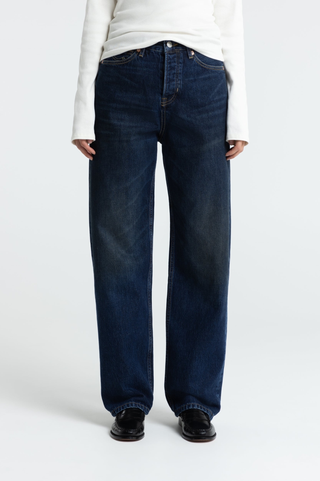Kings of Indigo mannen vegan Jeans Noah Vintage Dirt Donkerblauw