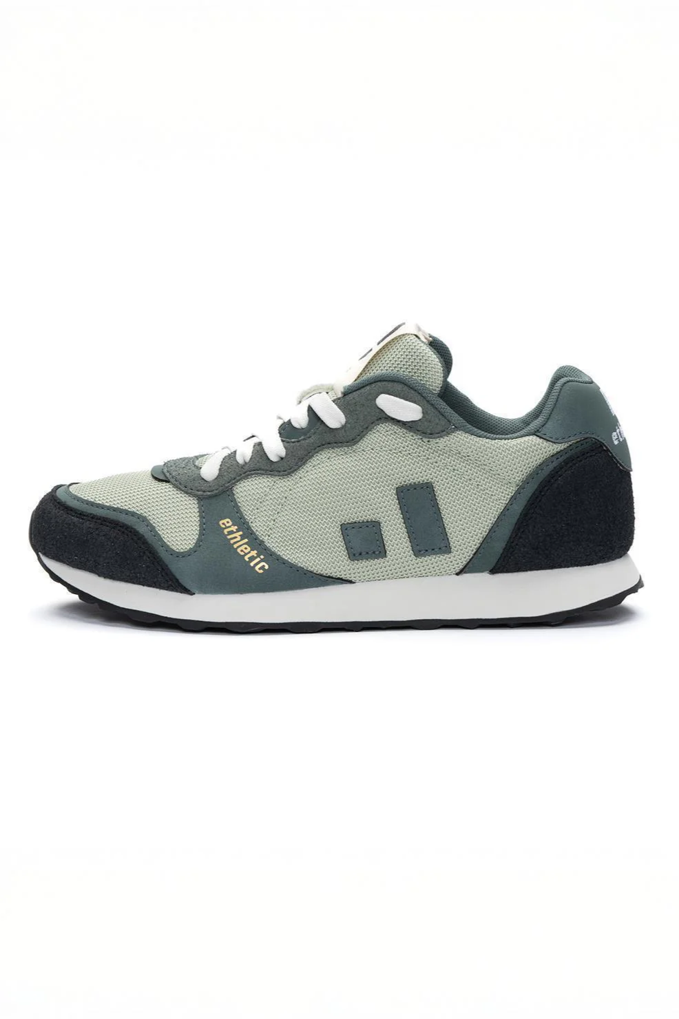 Ethletic mannen vegan Donovan Schoenen In Stoffig Groen/Gitzwart