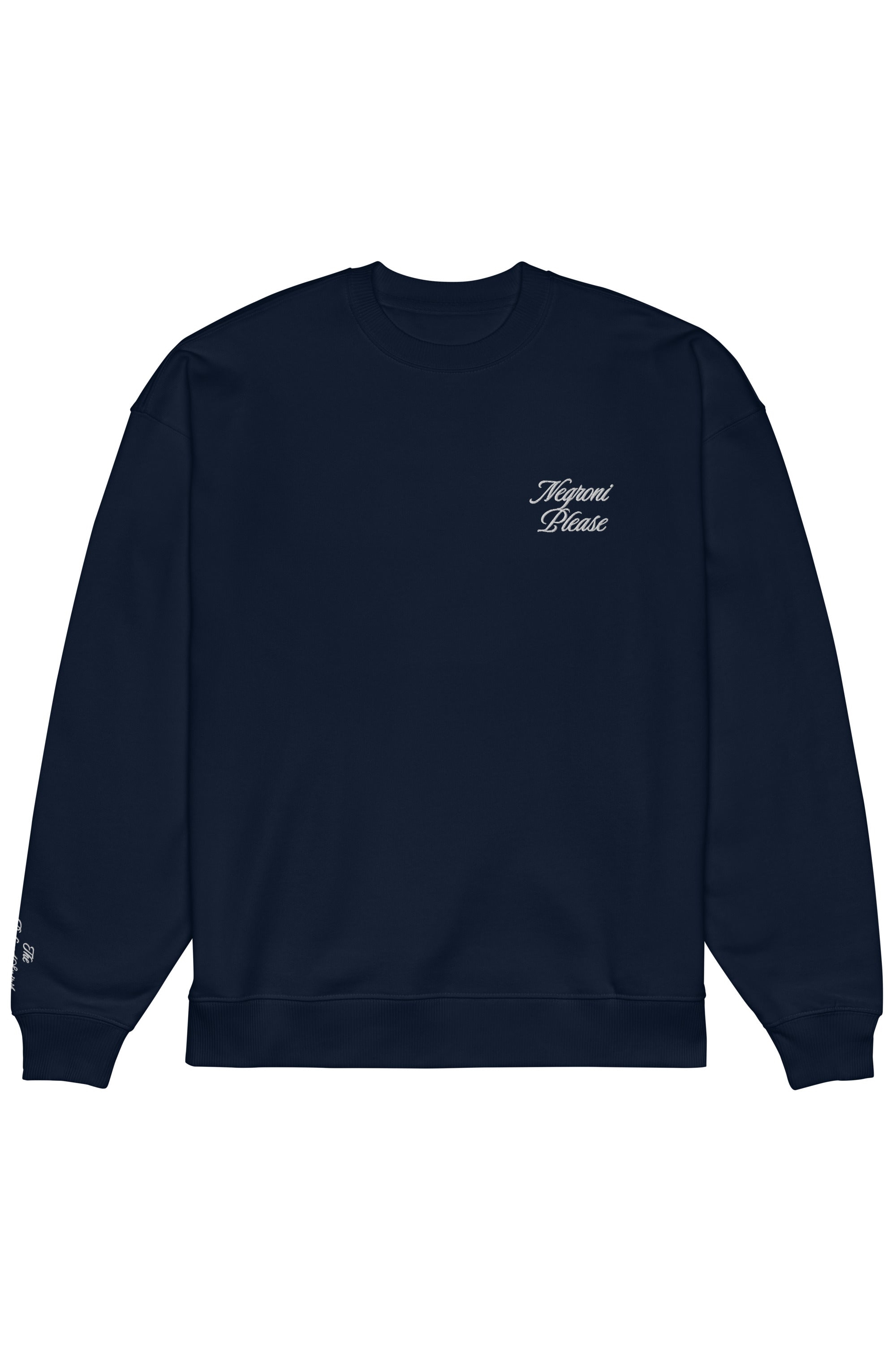The Refined Spirit  Sweatshirt Oversized Negroni Please French Navy