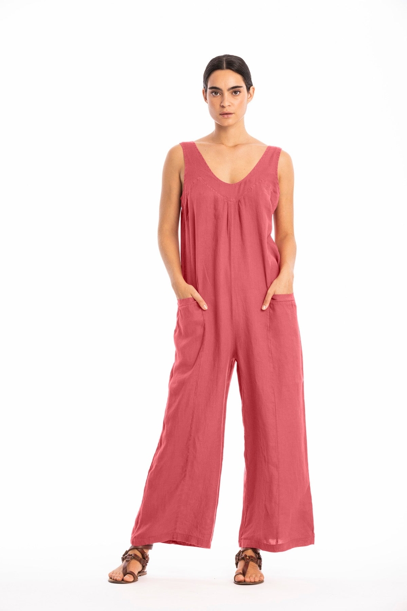 RAVENS VIEW IBIZA  Jumpsuit Aura Clay Rood
