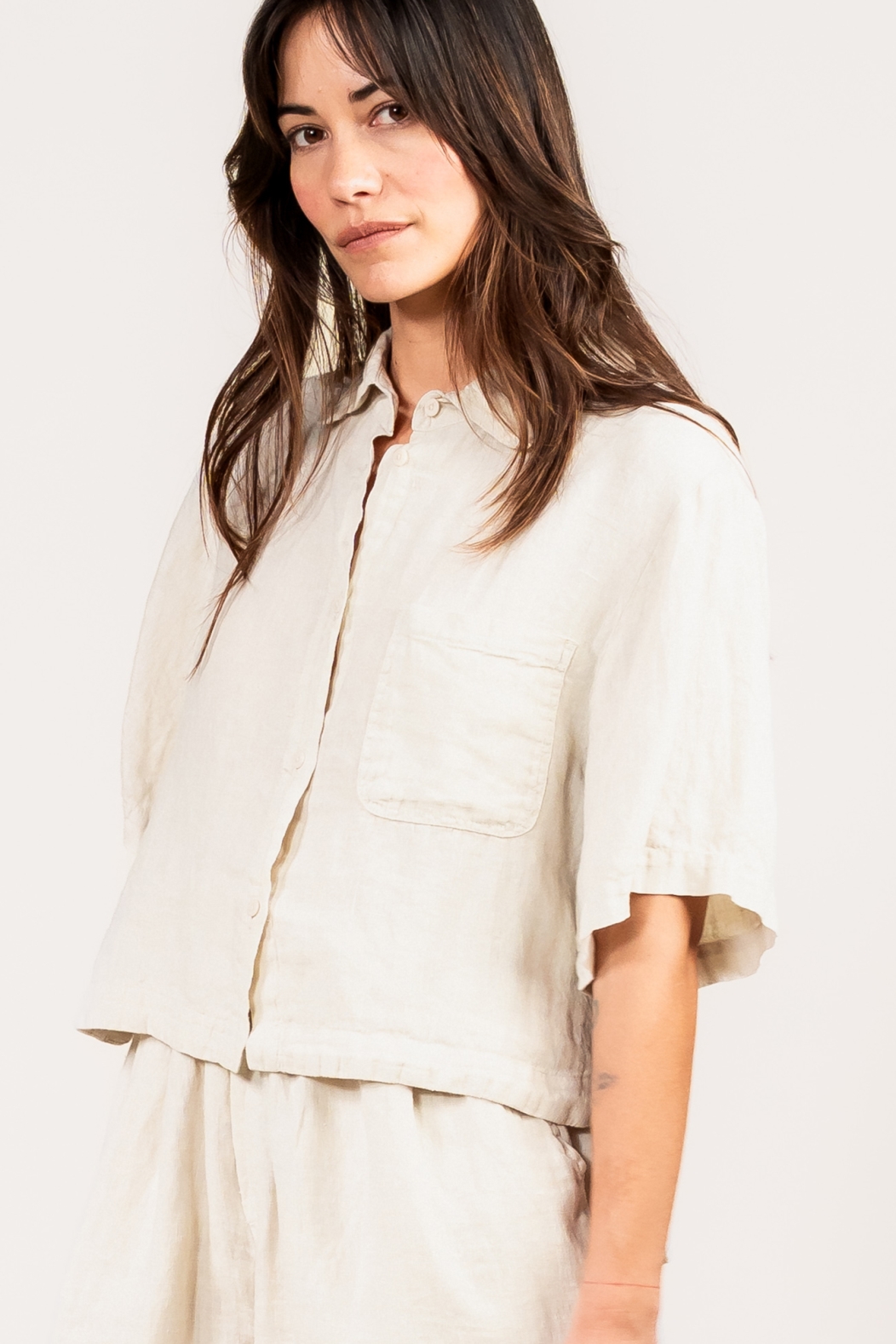 Kuyichi  Shirt Liv Havermout