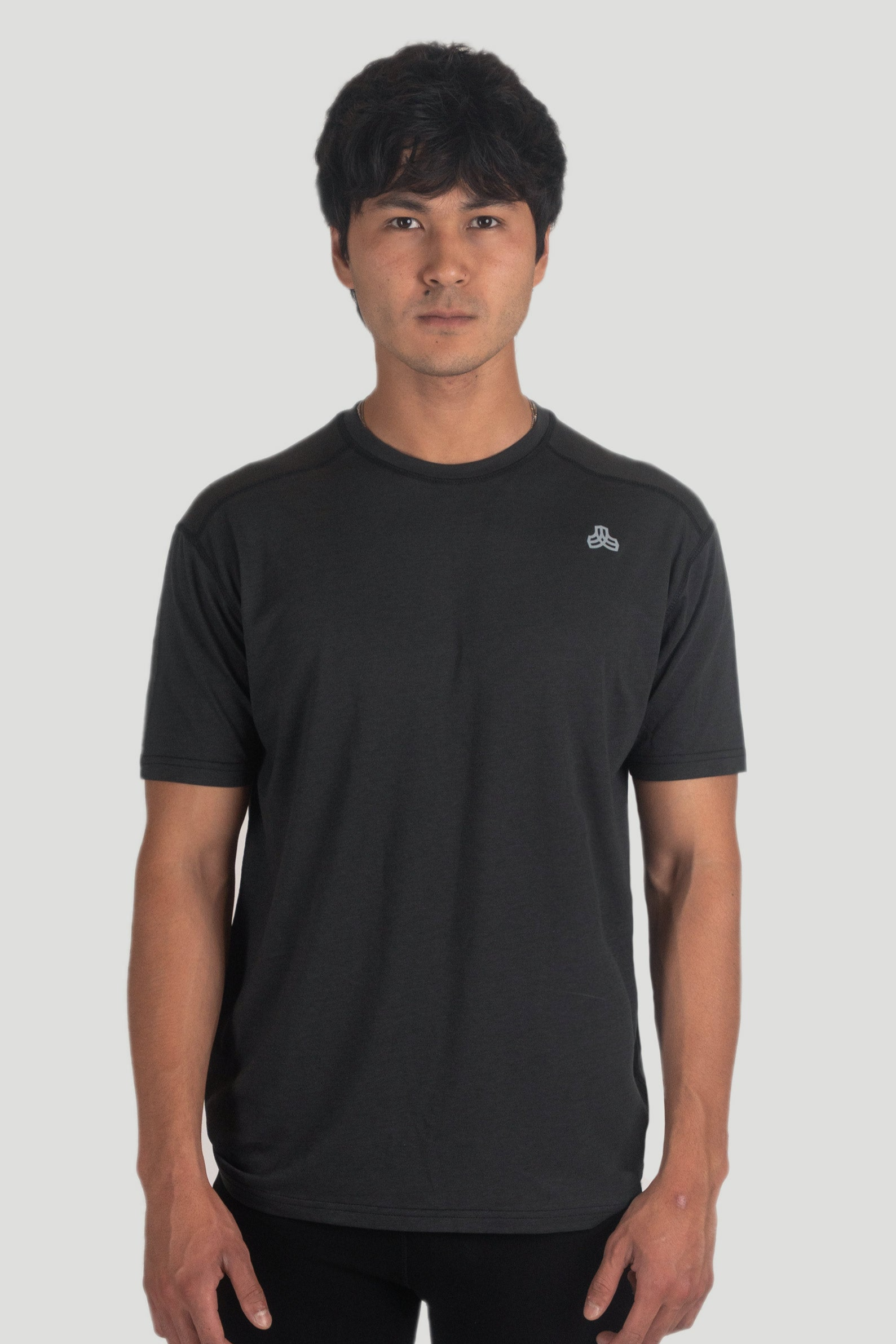 Boldwill mannen vegan T-Shirt Grafietgrijs