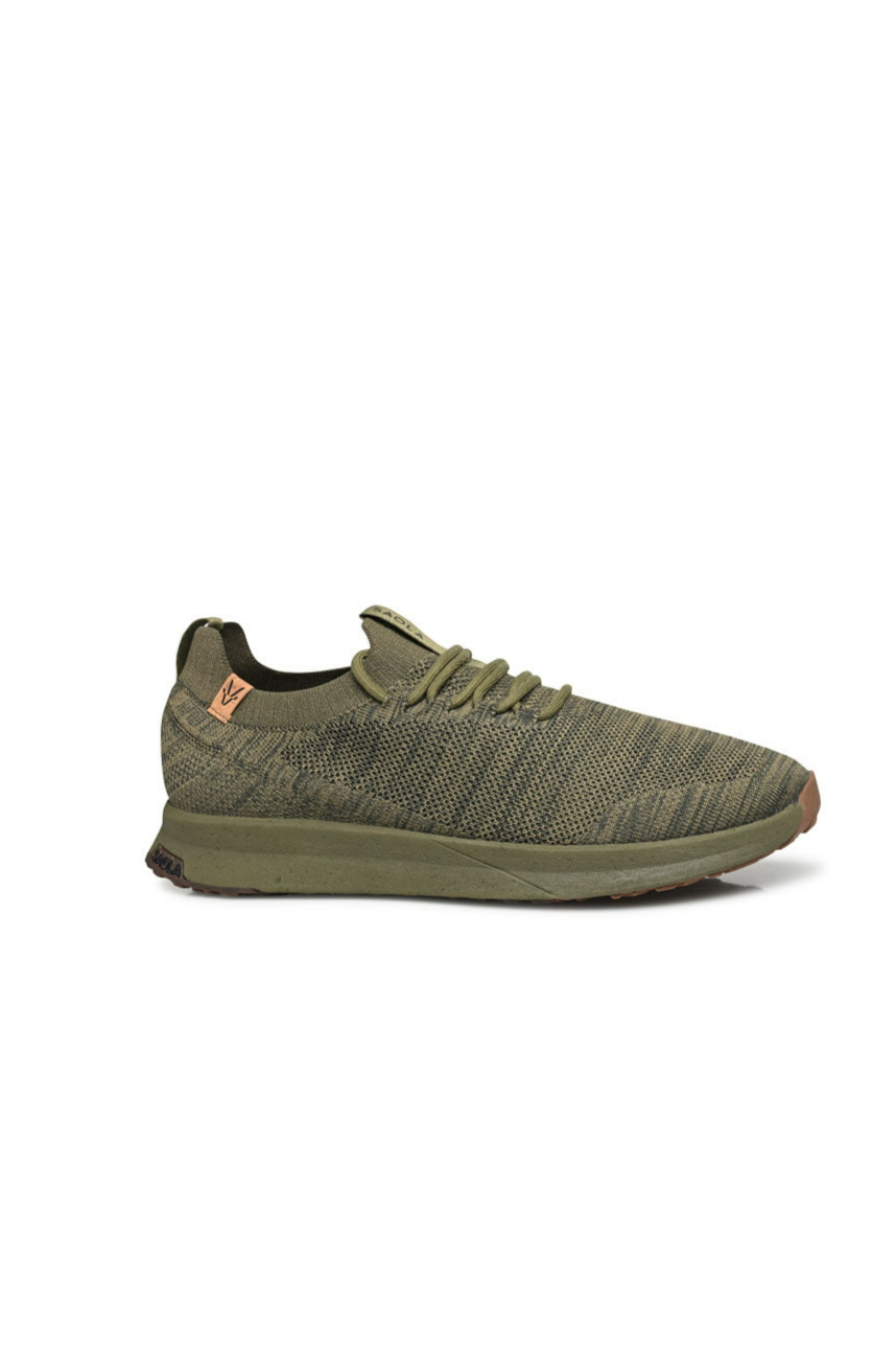 SAOLA mannen vegan Sneakers Heren Tsavo 2.0 Waterproof Burnt Olive - Obsidian