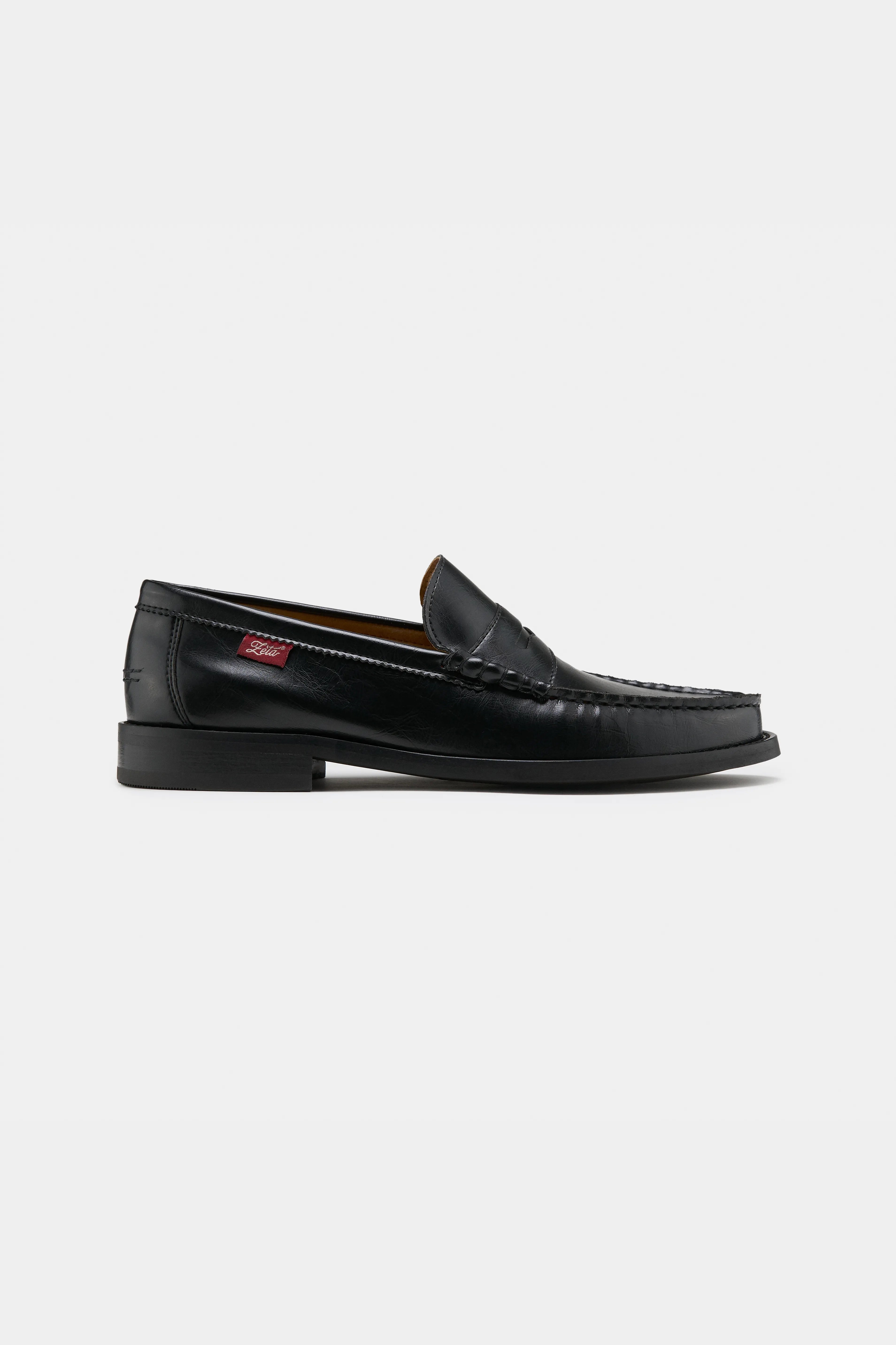 ZÃ¨ta mannen vegan Loafers Unisex Braga Zwart