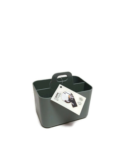 Point Virgule organiser van gerecycled plastic - groen met 3 vakken
