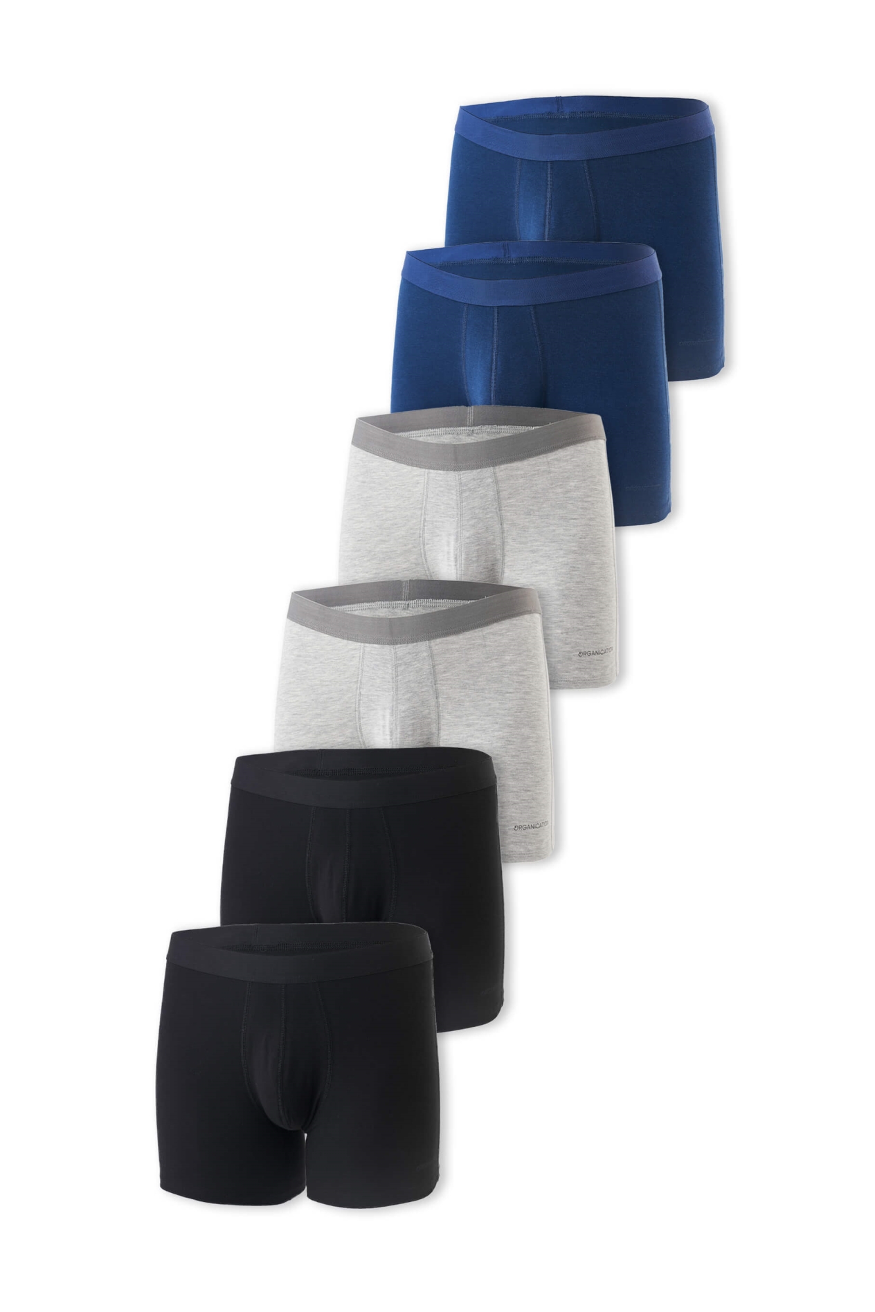 ORGANICATION mannen vegan Multipack 6x Boxershorts Brunno Multicolor