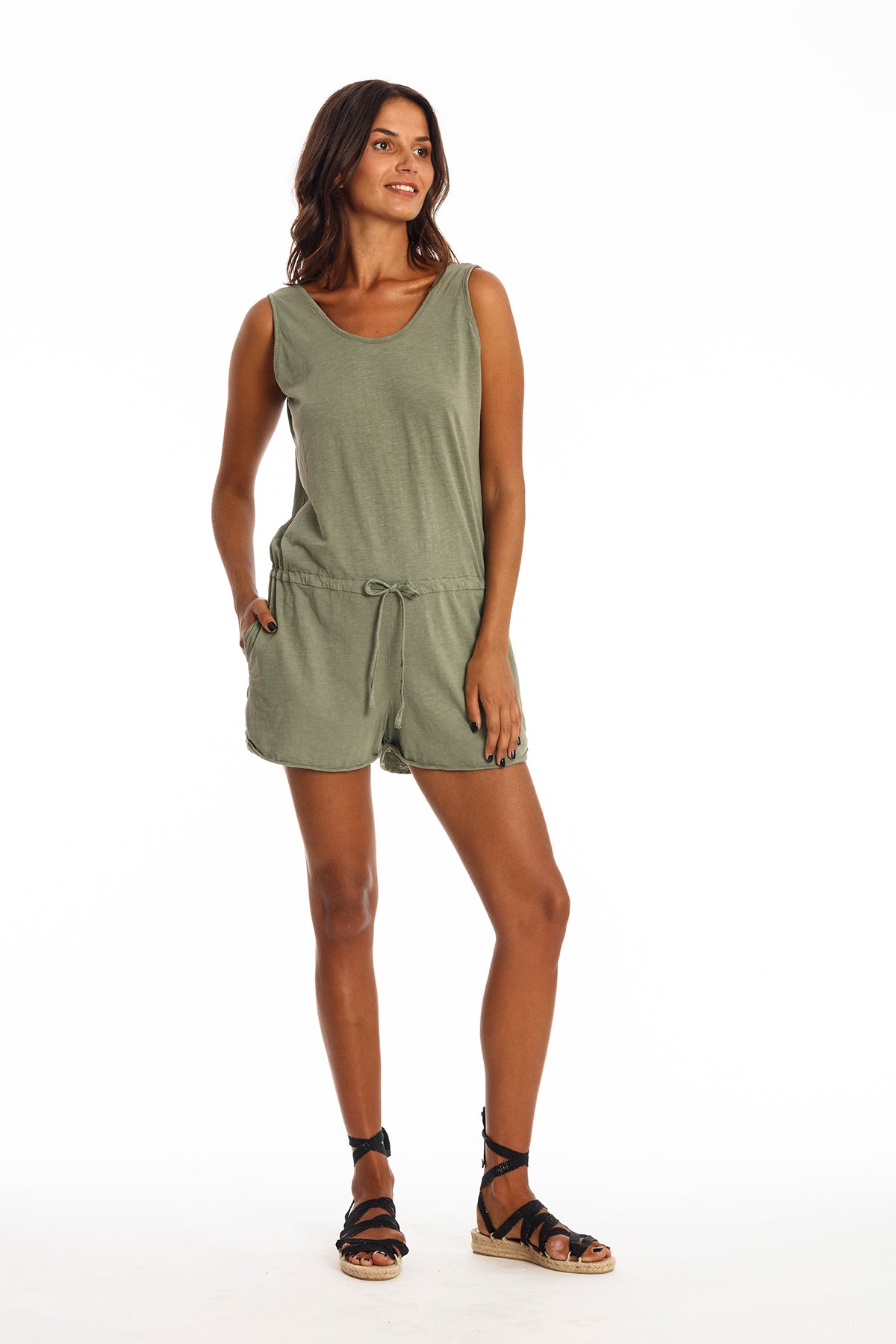 RAVENS VIEW IBIZA  Playsuit Nina Kaki Groen