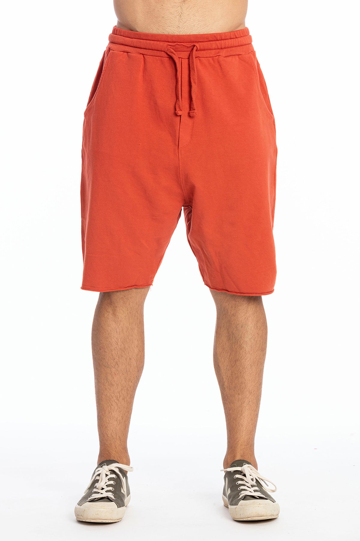 RAVENS VIEW IBIZA mannen vegan Korte Broek L.A Terracotta Oranje